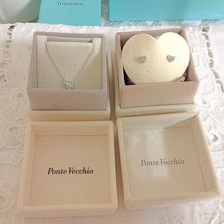 ポンテヴェキオ(PonteVecchio)のポンテヴェキオ18k♣︎ネック&ピアス(ネックレス)