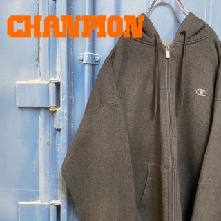 チャンピオン(Champion)のチャンピオン パーカー 超オーバーサイズ ゆるだぼ ワンポイント 刺繍ロゴ(パーカー)