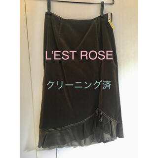 レストローズ(L'EST ROSE)のレストローズ　クリーニング済み　スカート(ひざ丈スカート)