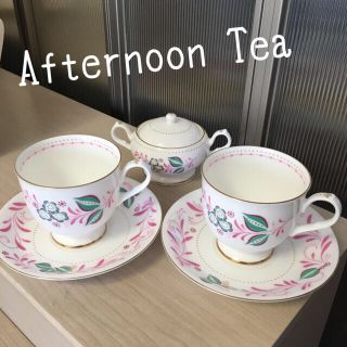 アフタヌーンティー(AfternoonTea)のアフタヌーンティー　カップ＆ソーサー＆シュガーポット(グラス/カップ)