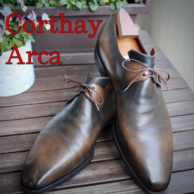 靴/シューズ【定価30万以上】Corthay Arca コルテ アルカ 27.5cm 革靴