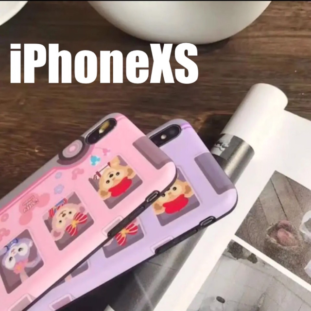 ダッフィー(ダッフィー)の新品 iPhoneXS ダッフィー フレンズ スマホケース ディズニー カバー スマホ/家電/カメラのスマホアクセサリー(iPhoneケース)の商品写真