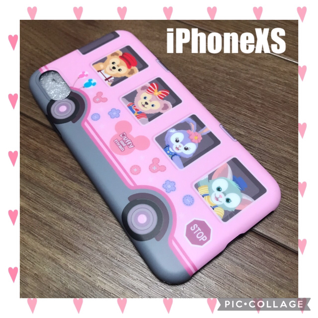 ダッフィー(ダッフィー)の新品 iPhoneXS ダッフィー フレンズ スマホケース ディズニー カバー スマホ/家電/カメラのスマホアクセサリー(iPhoneケース)の商品写真