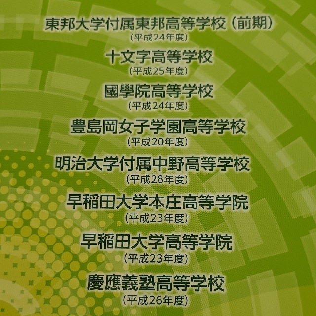 最安値！　未使用 高校入試問題集 早慶 難関高校入試 高校過去問 エンタメ/ホビーの本(語学/参考書)の商品写真