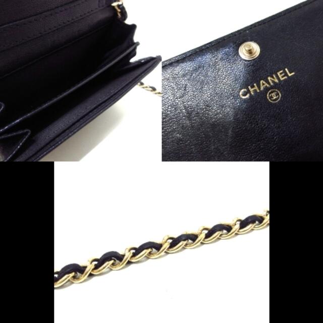 CHANEL(シャネル)のシャネル 財布 - 黒 チェーンウォレット レディースのファッション小物(財布)の商品写真