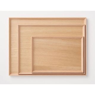 ムジルシリョウヒン(MUJI (無印良品))の無印良品　トレー　2枚セット(テーブル用品)