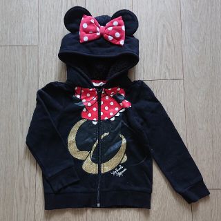 エイチアンドエム(H&M)のミニーちゃんなりきりパーカー【98】Disney(ジャケット/上着)