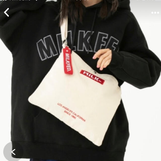 MILKFED.(ミルクフェド)のミルクフェド MILKFED. ショルダーバッグ デニム レディースのバッグ(ショルダーバッグ)の商品写真