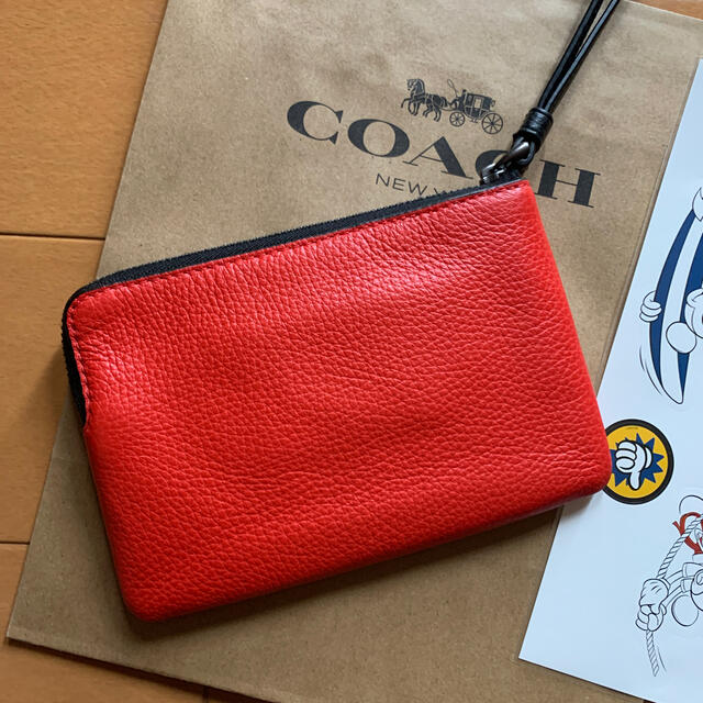 新品　COACH Disney Mickey空手ポーチ