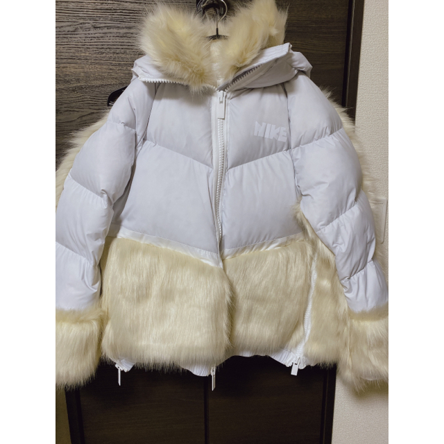 Nike Sacai Fur ファー S Size White 白