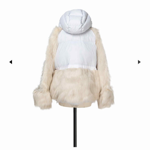 Nike Sacai Fur ファー S Size White 白