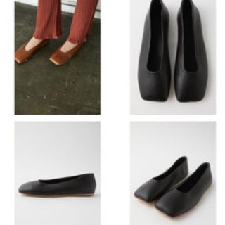 マウジー(moussy)のSQUARE TOE FLAT シューズ　moussy 新作(ハイヒール/パンプス)