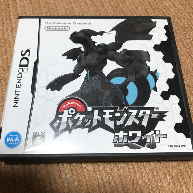 ニンテンドーDS(ニンテンドーDS)のポケットモンスターホワイト エンタメ/ホビーのゲームソフト/ゲーム機本体(家庭用ゲームソフト)の商品写真