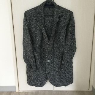 ジョゼフ(JOSEPH)の【美品】JOSEPH ABBOUD ニットカーディガン　灰色　メンズ　Lサイズ(カーディガン)