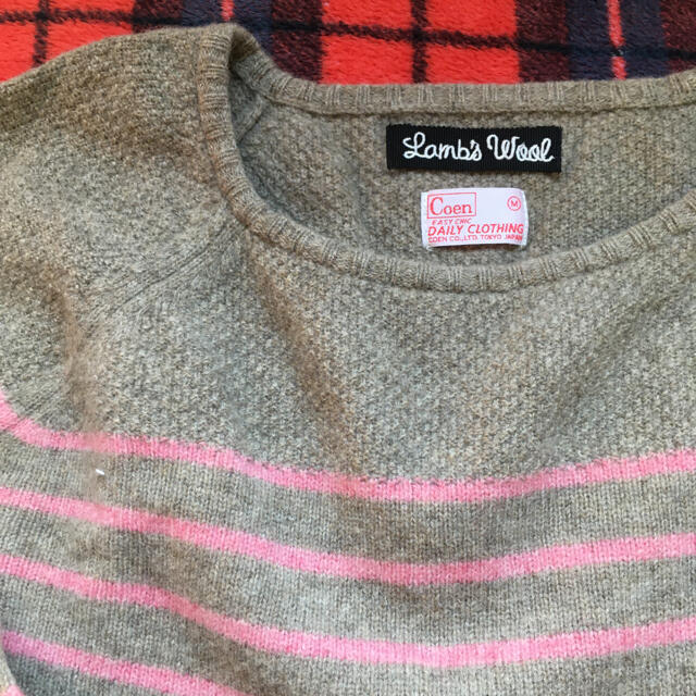 coen(コーエン)のcoen 配色可愛いセーター レディースのトップス(ニット/セーター)の商品写真