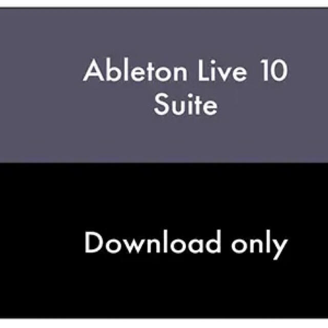 《11無料アップグレード対象》ABLETON Live 10 Suite