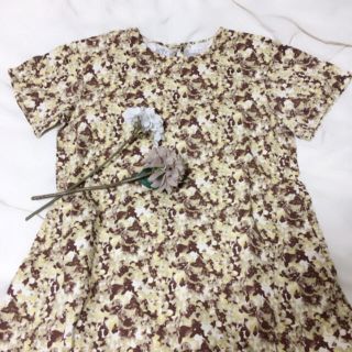 ショコラフィネローブ(chocol raffine robe)の花柄ワンピース チュニック(チュニック)