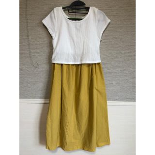 マタニティ　ワンピース　春夏秋物(マタニティワンピース)
