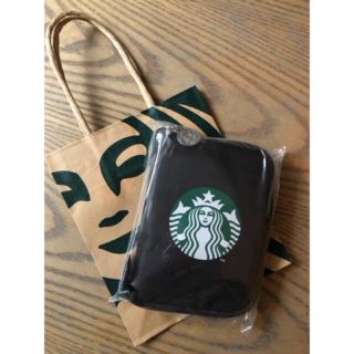 スターバックスコーヒー(Starbucks Coffee)のスターバックス　TO GO ポケッタブルエコバッグ　ブラック(エコバッグ)