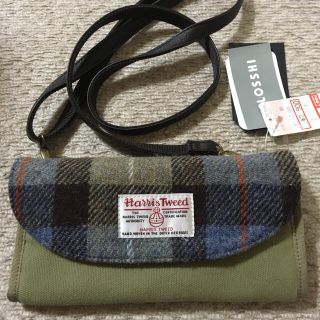 ハリスツイード(Harris Tweed)のハリスツイード　お財布ポーチ　ショルダーバッグ　オーガナイザー(ショルダーバッグ)