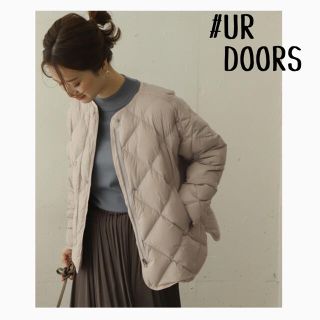 アーバンリサーチドアーズ(URBAN RESEARCH DOORS)の★新品未使用タグ付き★UR DOORS✳︎ ライトダウンキルトショートブルゾン(ダウンジャケット)