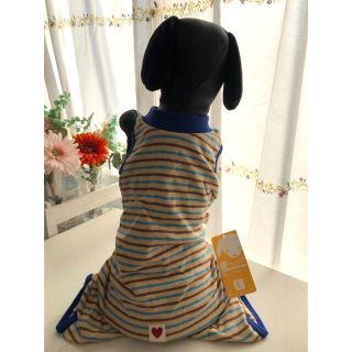 【新品⭐︎未使用】犬服　つなぎ　ロンパース　綿100%(犬)