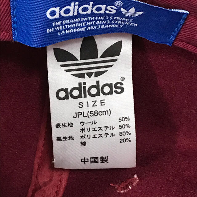 adidas(アディダス)の新品　未使用　アディダス　オリジナルス　ウール　キャップ　フラット メンズの帽子(キャップ)の商品写真