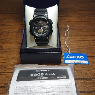 未使用品 CASIO カシオ AQ-S810W-1A2JF ブラック ソーラー