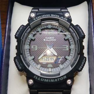 未使用品 CASIO カシオ AQ-S810W-1A2JF ブラック ソーラー