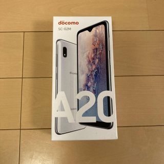ギャラクシー(Galaxy)のGalaxy A20 本体　ホワイト (スマートフォン本体)