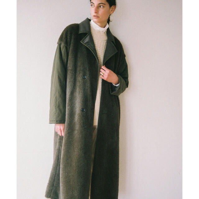 REVERSIBLE MILITARY LONG COAT クラネ CLANE