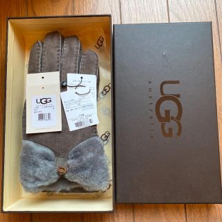 アグ(UGG)のUGGリボン手袋Mサイズ(手袋)