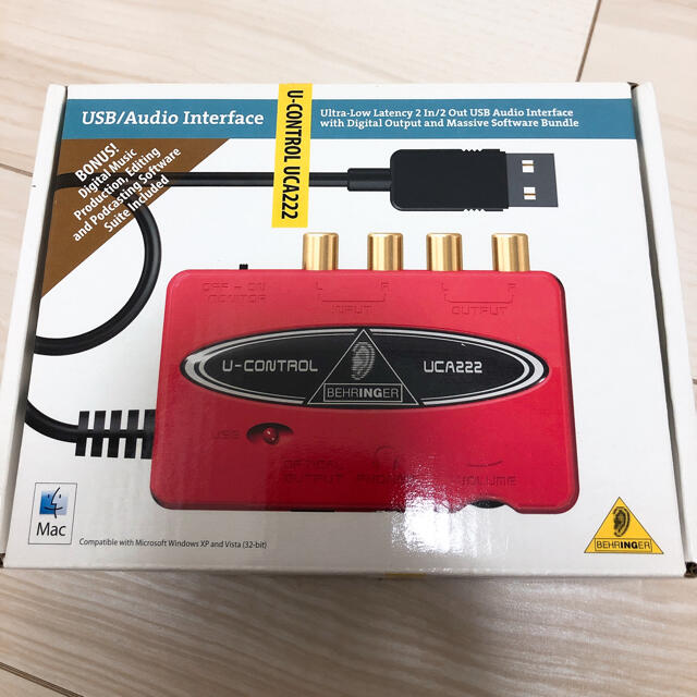 USB Audio Interface BEHRINGER UCA222 楽器のDJ機器(その他)の商品写真