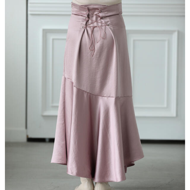 入手困難！　大人気のmite サテンスカート　B品 レディースのスカート(ロングスカート)の商品写真
