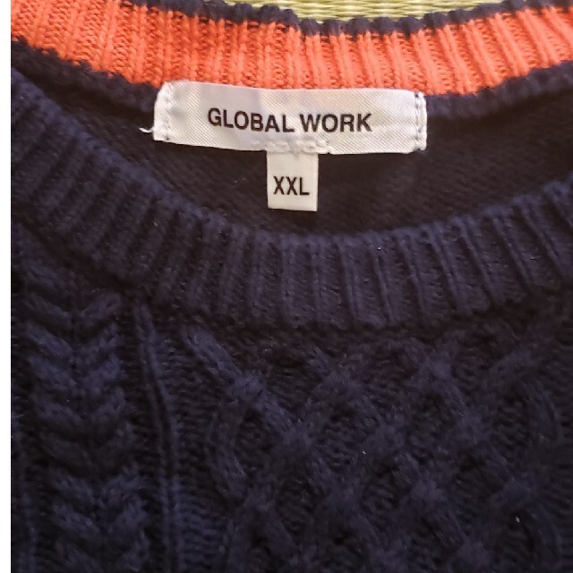 GLOBAL WORK(グローバルワーク)のグローバルワーク　XXL  綿ニット　2枚セット キッズ/ベビー/マタニティのキッズ服女の子用(90cm~)(ニット)の商品写真