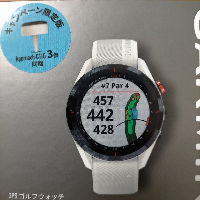 【新品未開封】GARMIN Approach S62 ホワイト　白