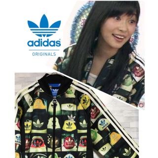 アディダス(adidas)のadidas  アディダス　オリジナルス　ヒールタブ　指原着用　トラックトップ(ジャージ)