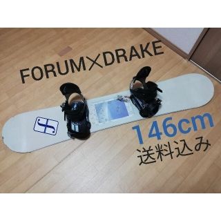 FORUM ✕ DRAKE 146cm スノーボード ２点セット(ボード)