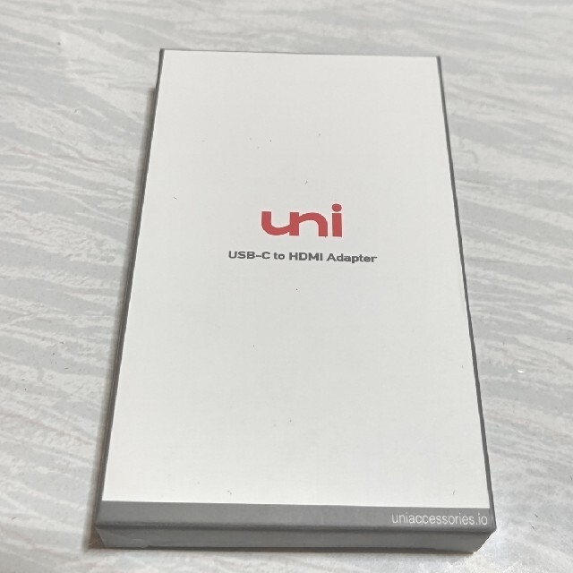 新品未使用 uni USB-C HDMI Adapter スマホ/家電/カメラのテレビ/映像機器(映像用ケーブル)の商品写真