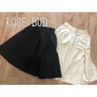 ローズバッド(ROSE BUD)のROSE BUD スカート セット(ひざ丈ワンピース)