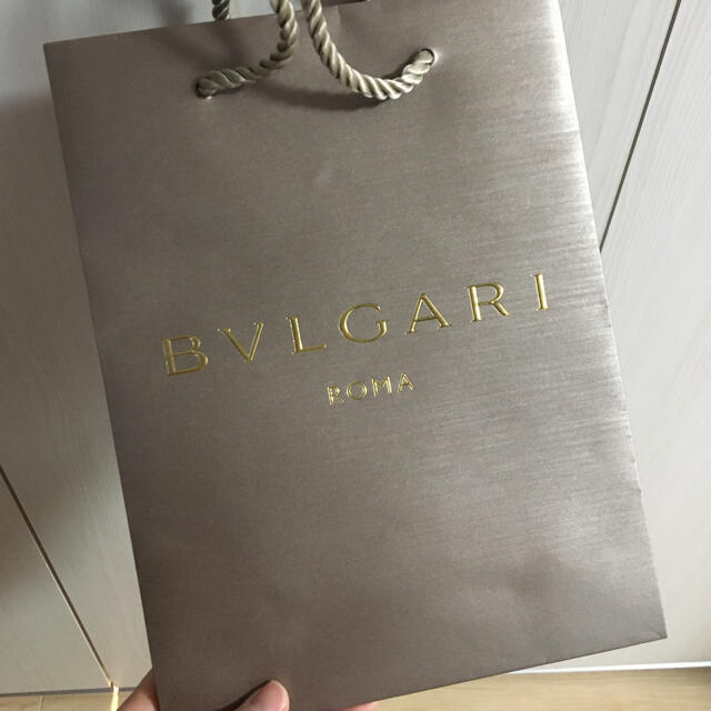 BVLGARI(ブルガリ)のブルガリ　ショップ袋　BVLGARI 手提げ　土産袋 レディースのバッグ(ショップ袋)の商品写真