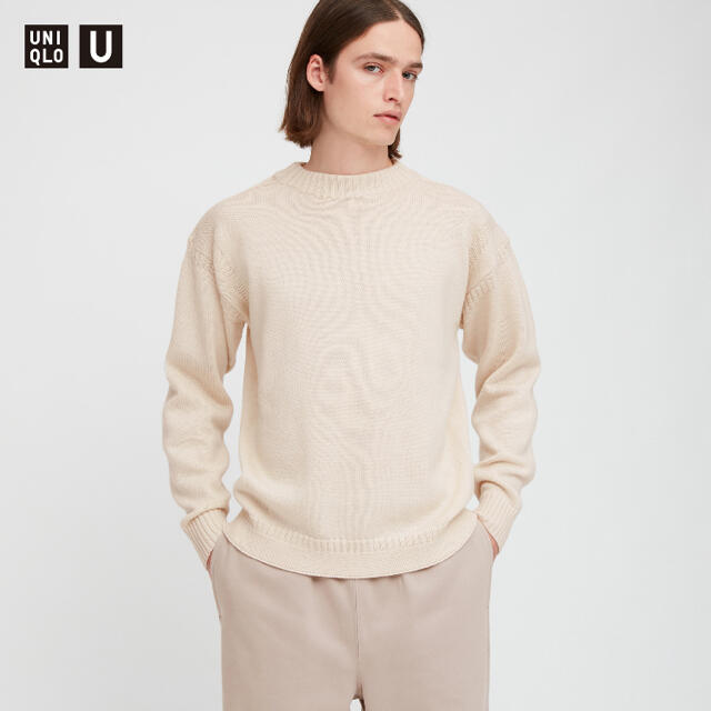 UNIQLO(ユニクロ)のUNIQLO ミドルゲージモック ネックセーター メンズのトップス(ニット/セーター)の商品写真