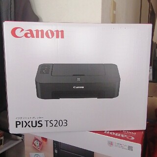 キヤノン(Canon)のCanon ｲﾝｸｼﾞｪｯﾄﾌﾟﾘﾝﾀ PIXUS TS203 インク無し(PC周辺機器)