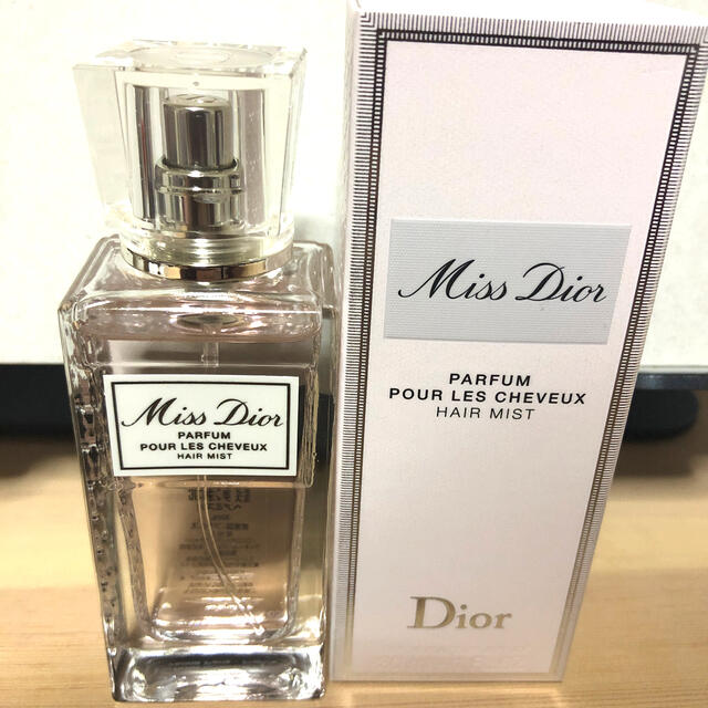 Dior(ディオール)の【美品】ミスディオール　ヘアミスト　30ml MissDior コスメ/美容のヘアケア/スタイリング(ヘアウォーター/ヘアミスト)の商品写真