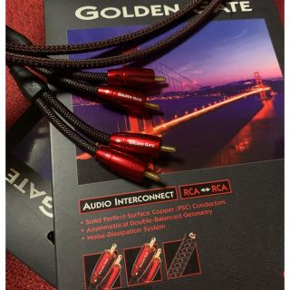 audio-technica - audioquest  RCAケーブル GoldenGate 1m 1M/RCA