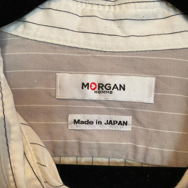 MORGAN HOMME(モルガンオム)のMORGAN HOMMEストライプシャツ メンズのトップス(シャツ)の商品写真