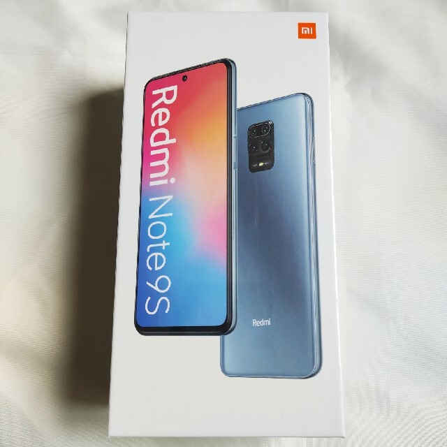 スマートフォン本体Xiaomi Redmi Note 9S  国内版  新品未開封 オーロラブルー