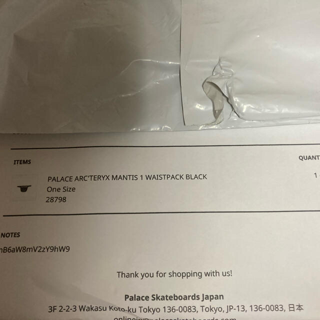 ARC'TERYX(アークテリクス)のPalace Arcteryx Mantis 1 Waistpack Black メンズのバッグ(ショルダーバッグ)の商品写真