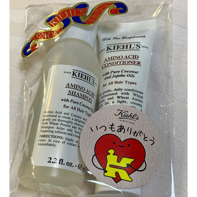 Kiehl's(キールズ)のキールズ　シャンプー　コンディショナー　サンプル コスメ/美容のヘアケア/スタイリング(シャンプー/コンディショナーセット)の商品写真