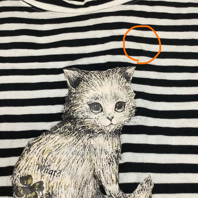franche lippee(フランシュリッペ)のフランシュリッペ　猫　カットソーFL5 レディースのトップス(カットソー(半袖/袖なし))の商品写真